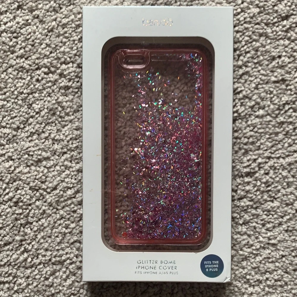 Glitter iPhone 6/6s Plus Case - Pink